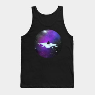 Penguin couple stargazing Tank Top